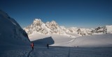 Haute route Verbier Zermatt ski tour, col de Valpelline