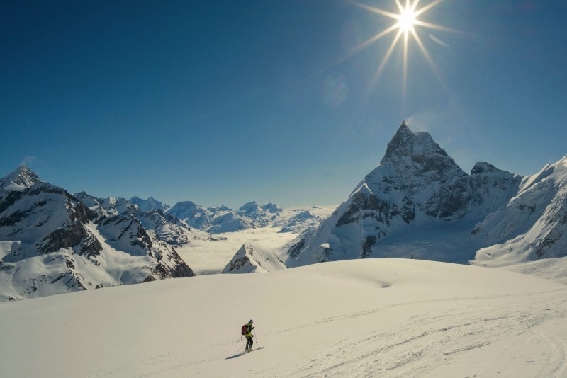 Haute route verbier zermatt à ski de randonnée, Glacier du Zmutt