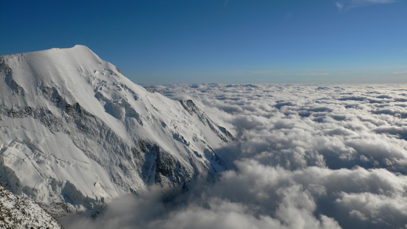 Aiguille de Bionnassay depuis le refuge du Gouter